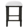 Uttermost Pryce Black Backless Counter Stool By Casagear Home UT-23684