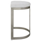 Uttermost Ivanna Backless Silver Counter Stool By Casagear Home UT-23687