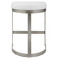 Uttermost Ivanna Backless Silver Counter Stool By Casagear Home UT-23687