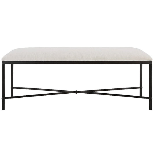 Uttermost Avenham Black Framed Bench By Casagear Home