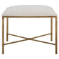 Uttermost Avenham Small Gold Framed Bench By Casagear Home