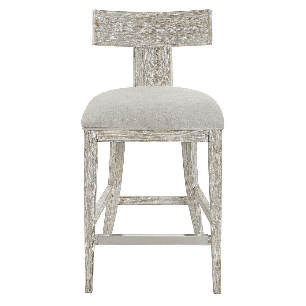 Uttermost Idris White Counter Stool By Casagear Home