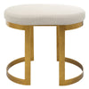 Uttermost Infinity Gold Accent Stool By Casagear Home