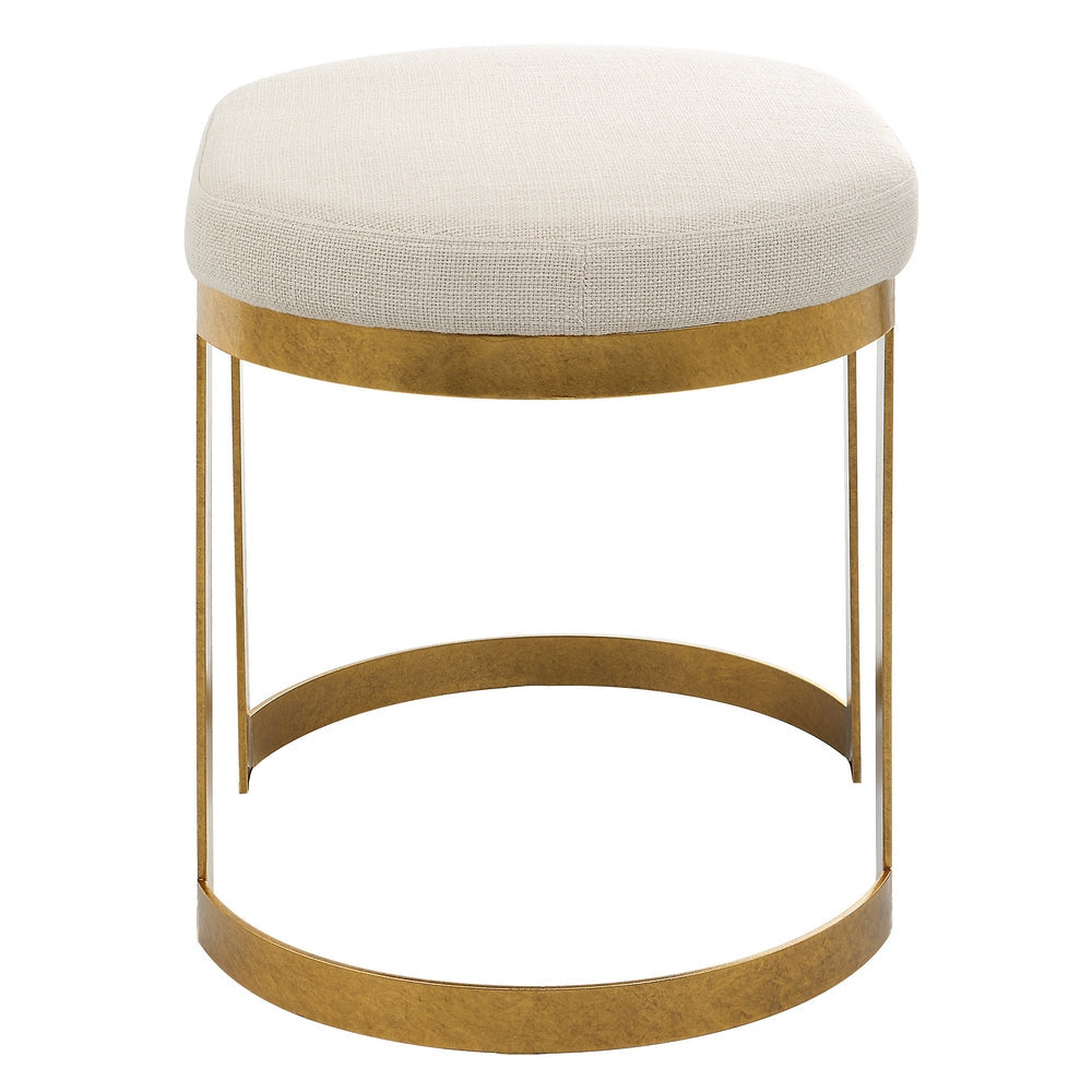 Uttermost Infinity Gold Accent Stool By Casagear Home UT-23698