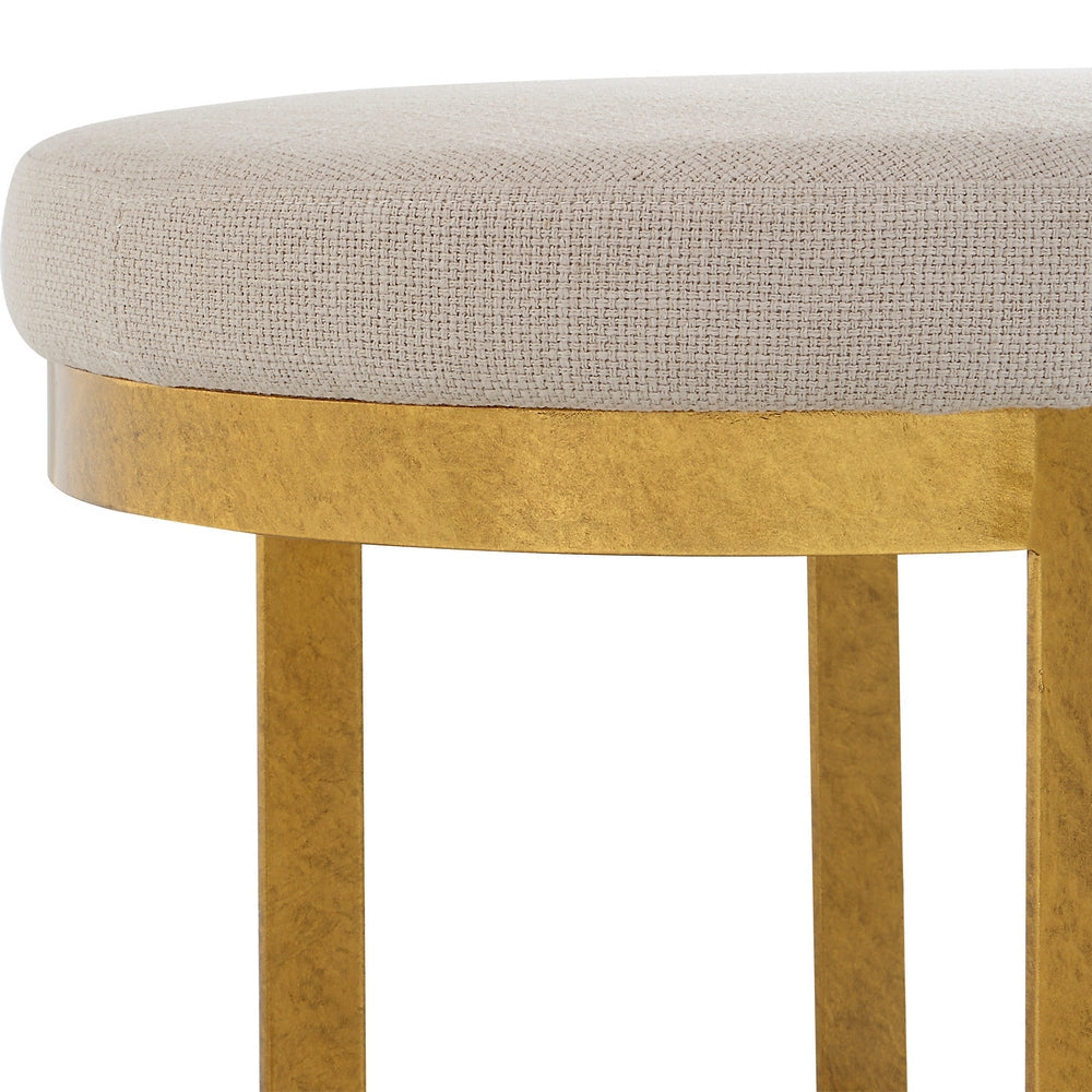 Uttermost Infinity Gold Accent Stool By Casagear Home UT-23698