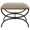 Uttermost Hacienda Plush Latte Small Bench By Casagear Home UT-23699