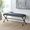 Uttermost Firth Rustic Navy Bench By Casagear Home UT-23713