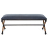 Uttermost Firth Rustic Navy Bench By Casagear Home