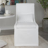 Uttermost Coley White Armless Chair By Casagear Home UT-23728