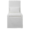 Uttermost Coley White Armless Chair By Casagear Home