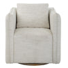 Uttermost Corben White Swivel Armchair By Casagear Home