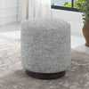 Uttermost Avila Tweed Round Ottoman By Casagear Home UT-23731