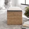 Uttermost Island Square Straw Accent Stool By Casagear Home UT-23735