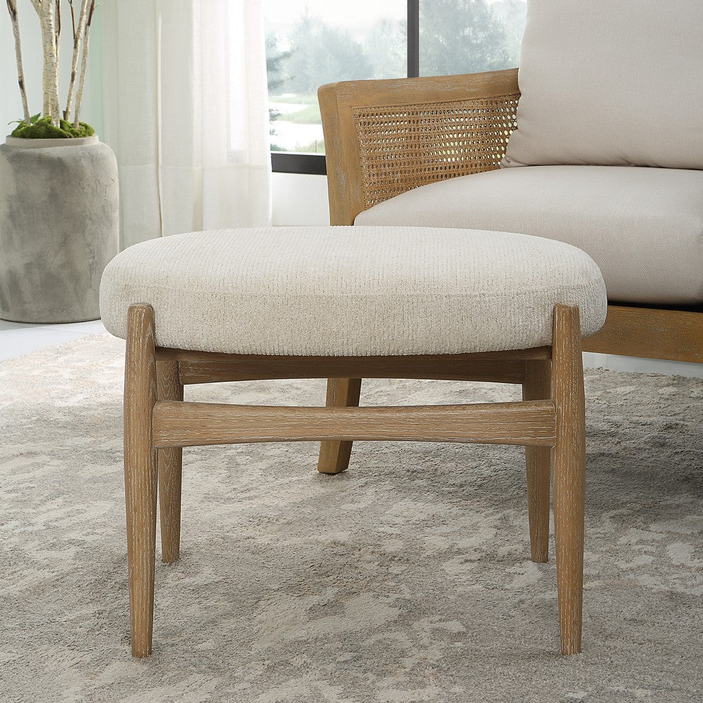 Uttermost Acrobat Off-White Small Bench By Casagear Home UT-23736