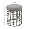 Uttermost Carnival Iron Round Accent Stool By Casagear Home UT-23748