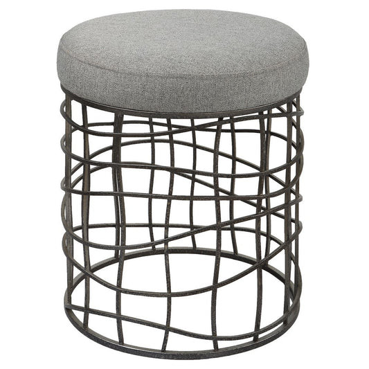 Uttermost Carnival Iron Round Accent Stool By Casagear Home