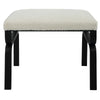 Uttermost Diverge White Shearling Small Bench By Casagear Home