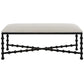 Uttermost Iron Drops Cushioned Bench By Casagear Home