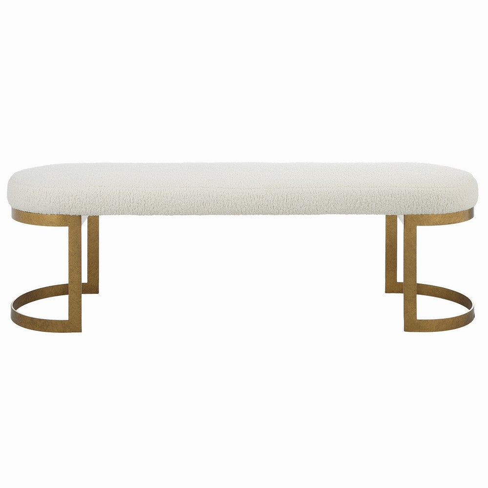 Uttermost Infinity Gold Bench By Casagear Home