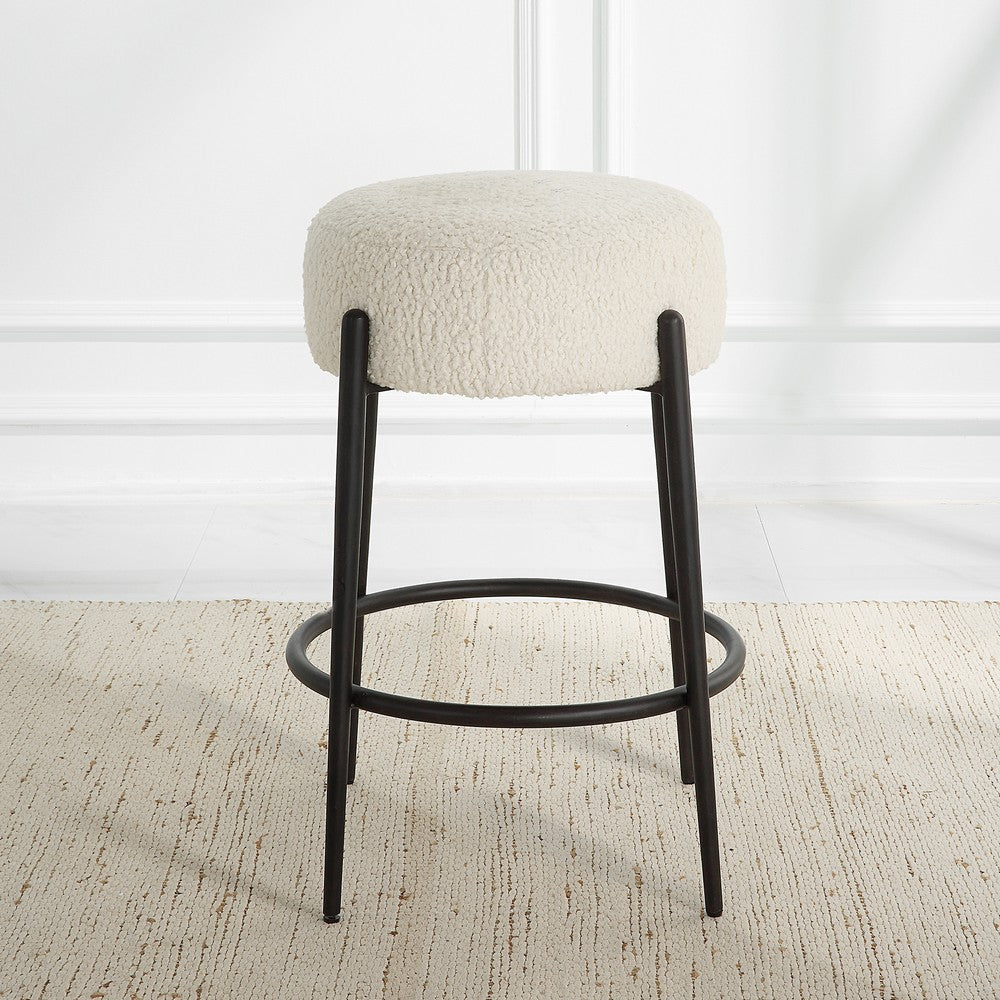 Uttermost Arles Plush Counter Stool By Casagear Home UT-23783