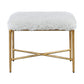 Uttermost Charmed Sheepskin Small Bench By Casagear Home UT-23784