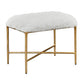 Uttermost Charmed Sheepskin Small Bench By Casagear Home UT-23784