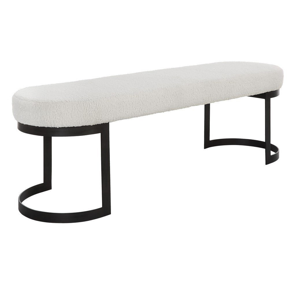 Uttermost Infinity Black Bench By Casagear Home UT-23817