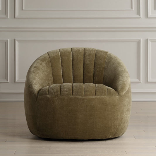 Uttermost Narrows Moss Green Swivel Chair