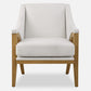 Uttermost Evolve White Fabric Accent Chair UT-23862