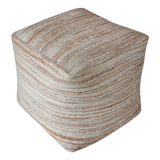 Uttermost Shiro Beige Pouf By Casagear Home