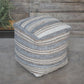 Uttermost Mesick Handwoven Gray Pouf By Casagear Home UT-23967