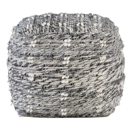 Uttermost Narol Gray Pouf By Casagear Home