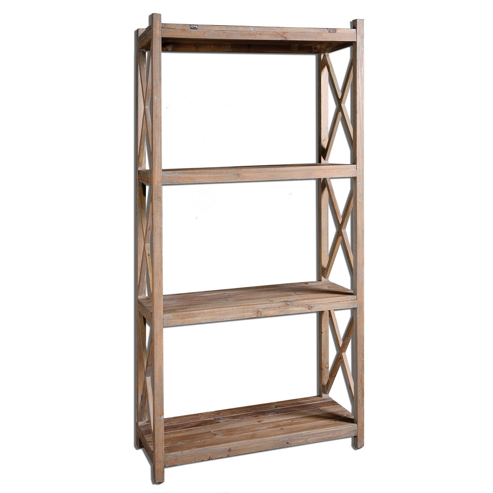 Uttermost Stratford Reclaimed Wood Etagere By Casagear Home