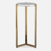 Uttermost Pietra Carrara Marble Drink Table