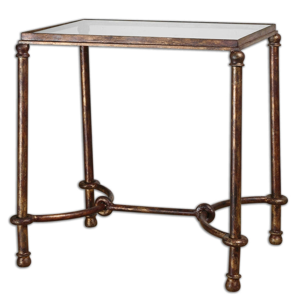 Uttermost Warring Iron End Table By Casagear Home