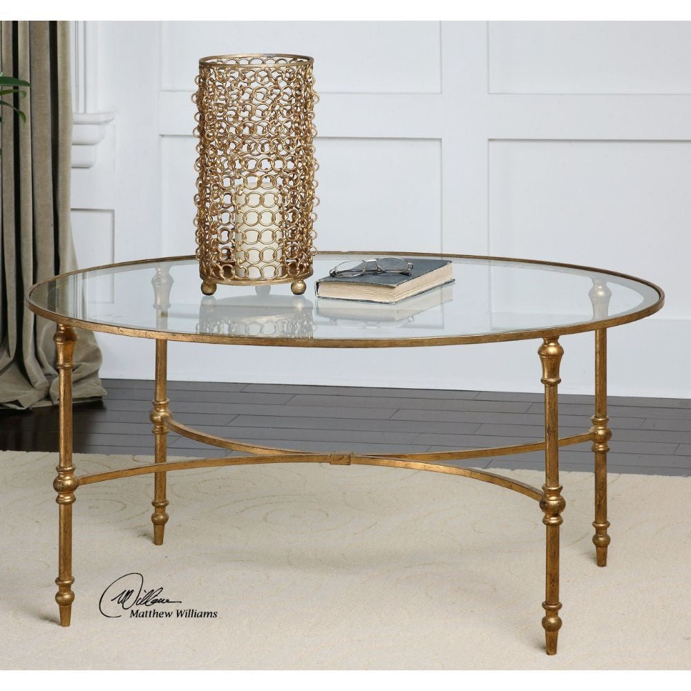 Uttermost Vitya Glass Coffee Table By Casagear Home UT-24338