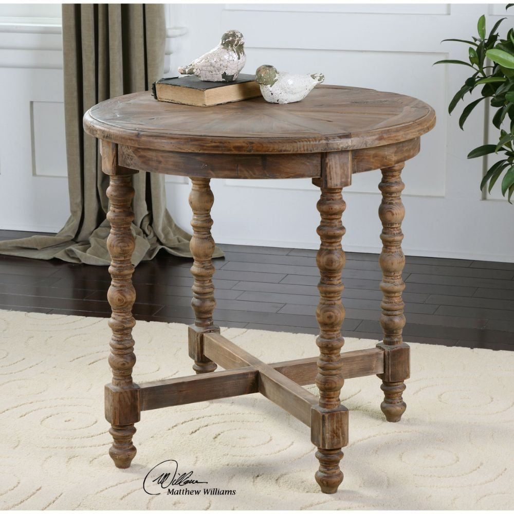 Uttermost Samuelle Wooden End Table By Casagear Home UT-24346