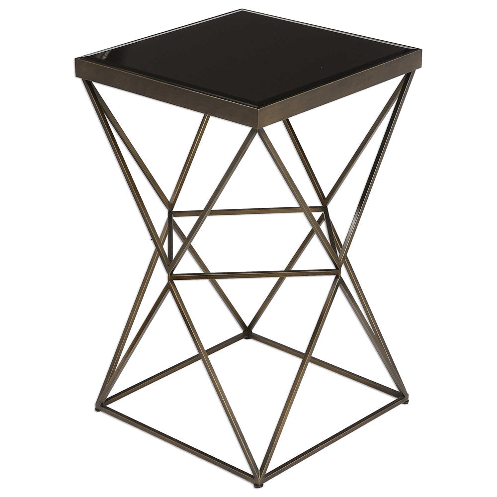 Uttermost Uberto Caged Frame Accent Table By Casagear Home