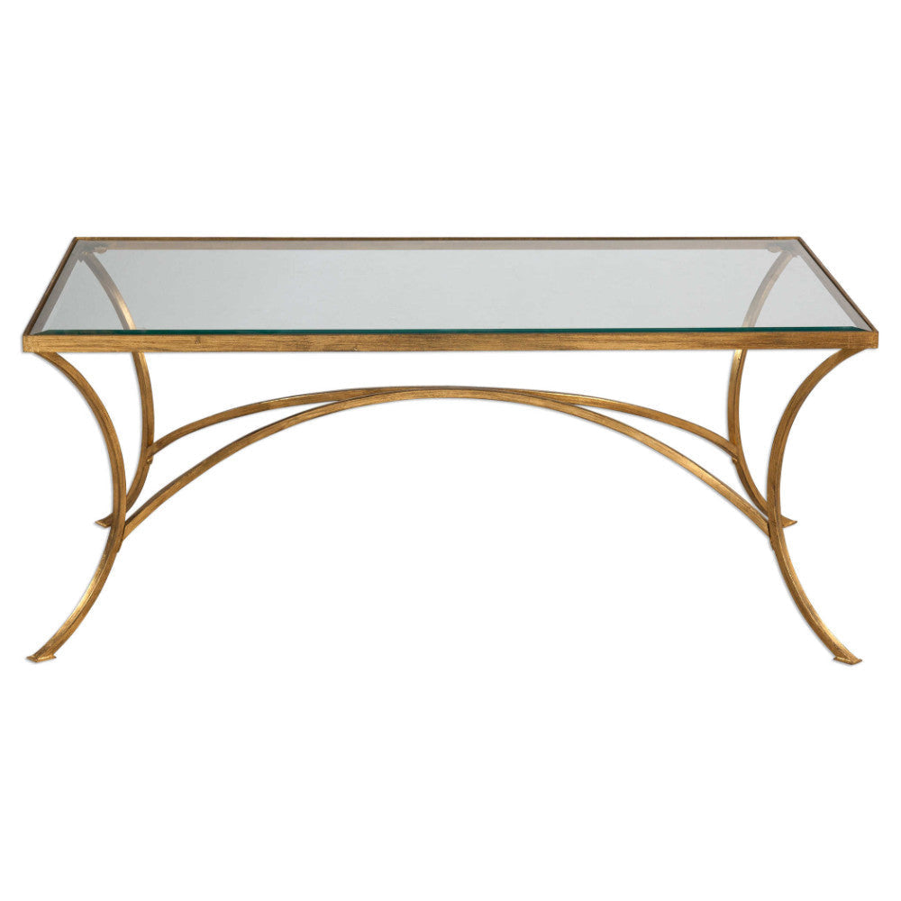 Uttermost Alayna Gold Coffee Table By Casagear Home