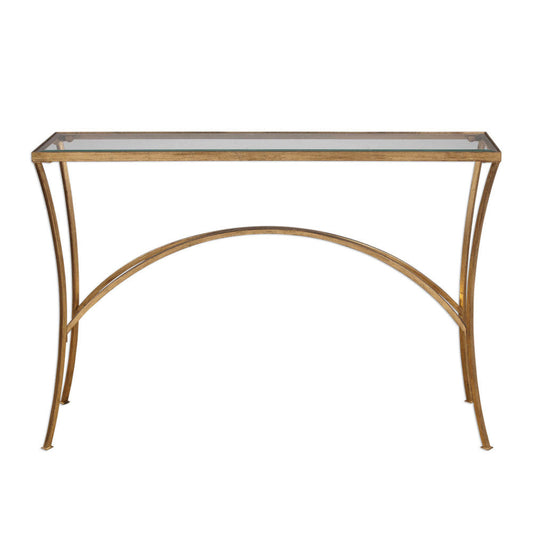 Uttermost Alayna Gold Console Table By Casagear Home