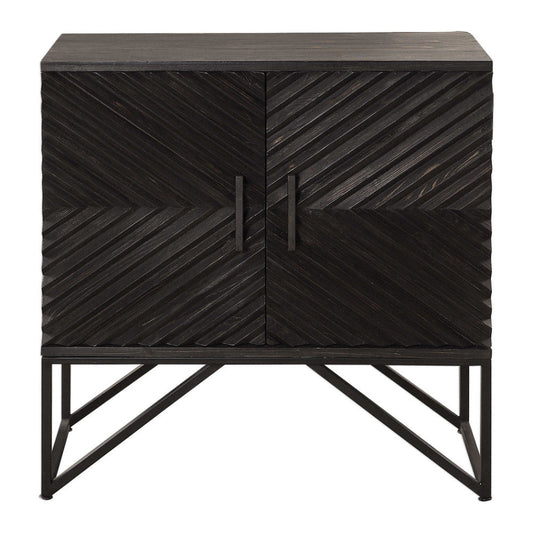 Uttermost Zadie Ebony Accent Cabinet By Casagear Home