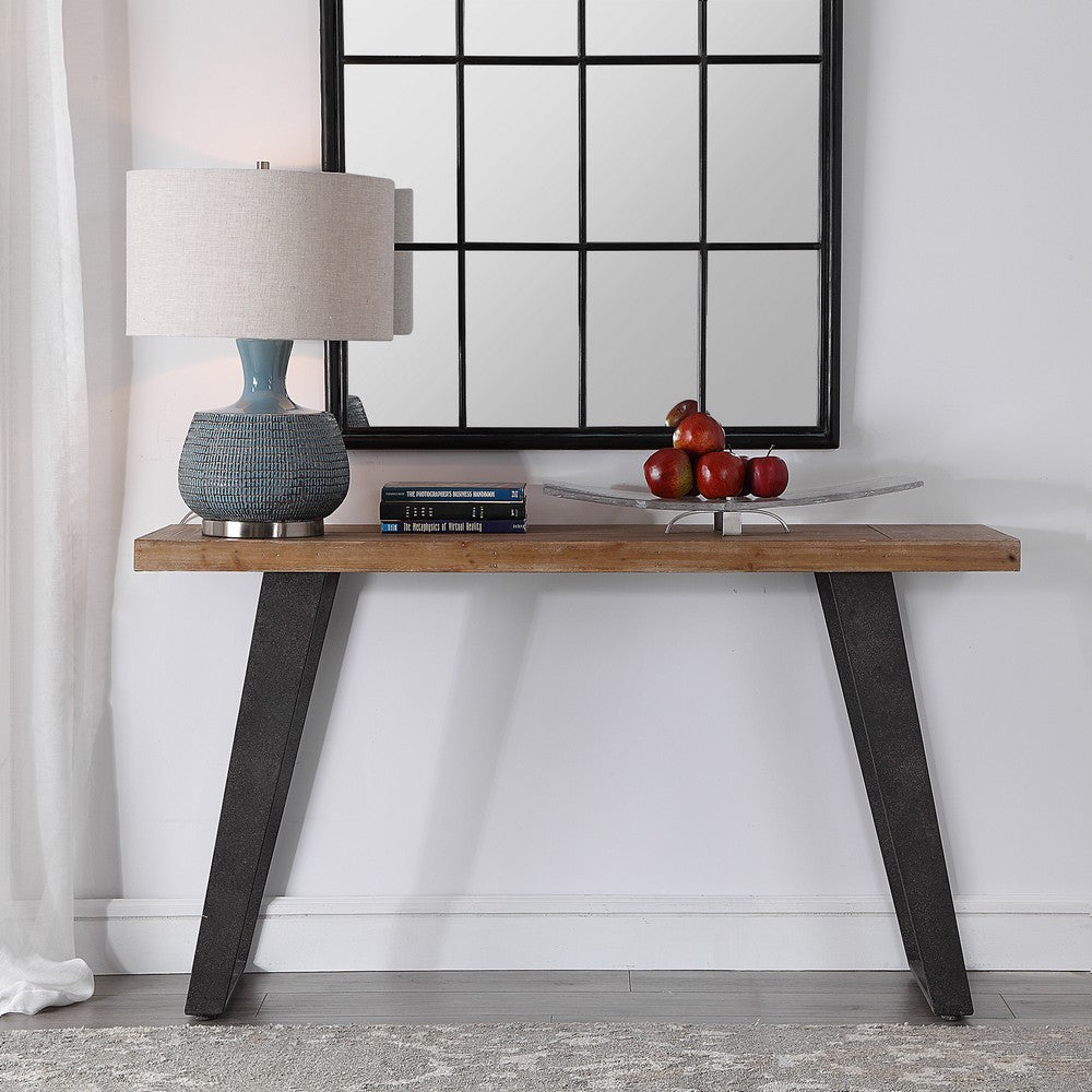 Uttermost Freddy Weathered Console Table By Casagear Home UT-24877