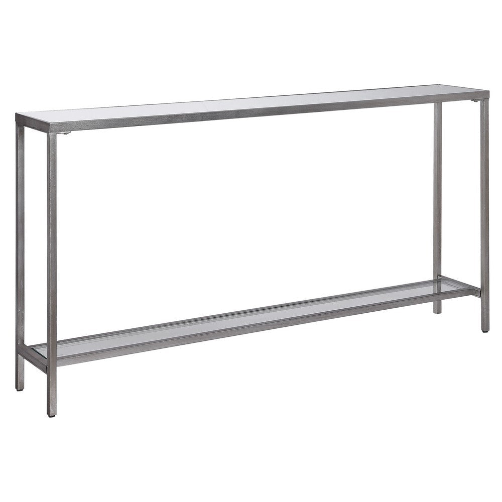 Uttermost Hayley Silver Console Table By Casagear Home UT-24913