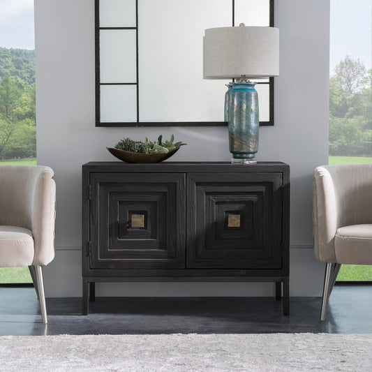 Uttermost Aiken Dark Walnut 2 Door Cabinet By Casagear Home