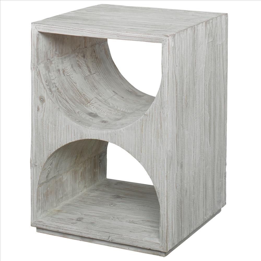 Uttermost Hans White Side Table By Casagear Home