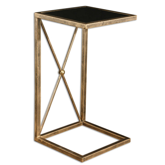 Uttermost Zafina Gold Accent Table By Casagear Home