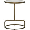 Uttermost Jessenia White Marble Accent Table By Casagear Home