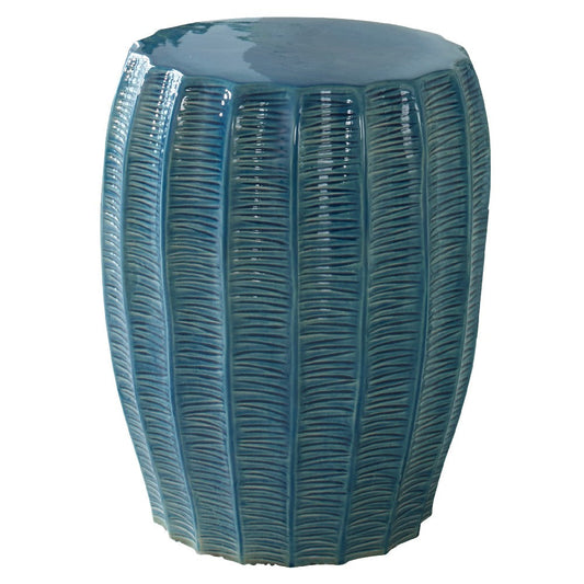 Uttermost Harbor Aque Blue Garden Stool By Casagear Home