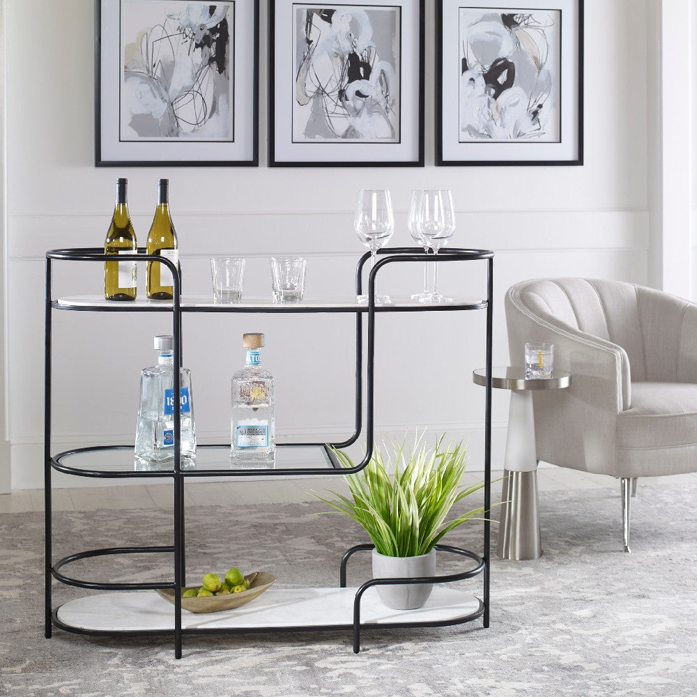 Uttermost Trolley Bar Console By Casagear Home UT-25174