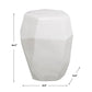 Uttermost Maquette White Garden Stool By Casagear Home UT-25183